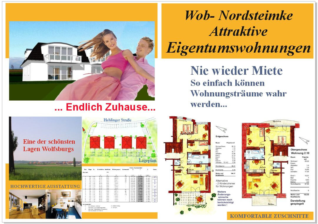Verkaufsanzeige von 2002 f&uuml;r Eigentumswohnungen in Wolfsburg-Nordsteimke